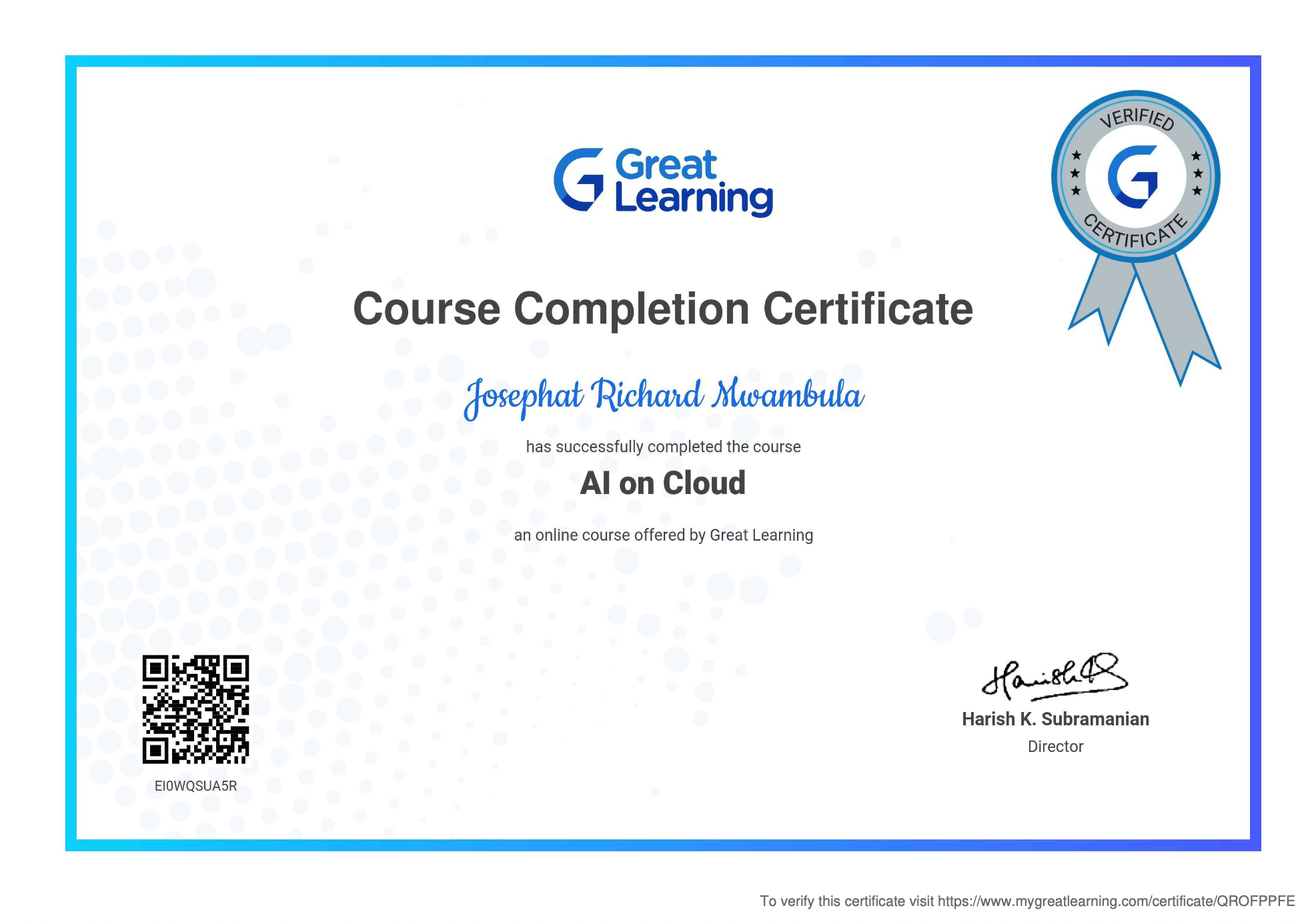AI on Cloud Badge